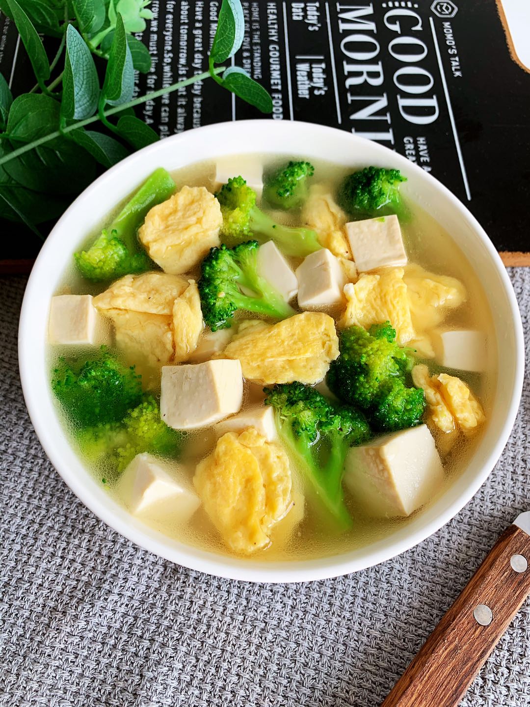 图片[11]-西兰花豆腐鸡蛋汤做法步骤图 营养高又好喝尤其孩子要多喝-起舞食谱网