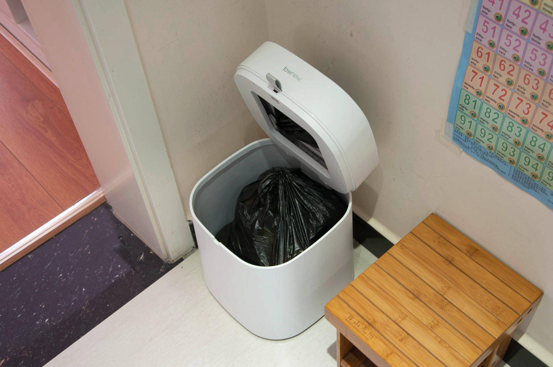 拓牛智能垃圾桶体验，16.6L敞口大容量还能一键打包