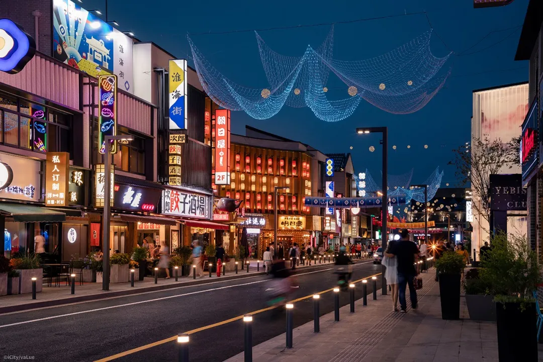 为樱花公园,口袋公园,中外文化交流馆,淮海街小剧场等休闲展览空间