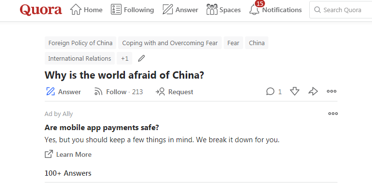 美版知乎：为什么世界害怕中国强大？越来越多外国人开始说出实情