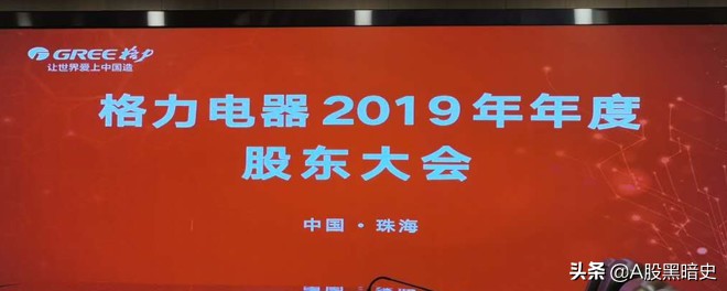 2020年股东大会见闻之格力电器