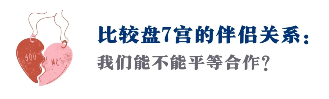 你和TA会怎样发展?用好关系比较盘,成就你7宫的好姻缘(干货)