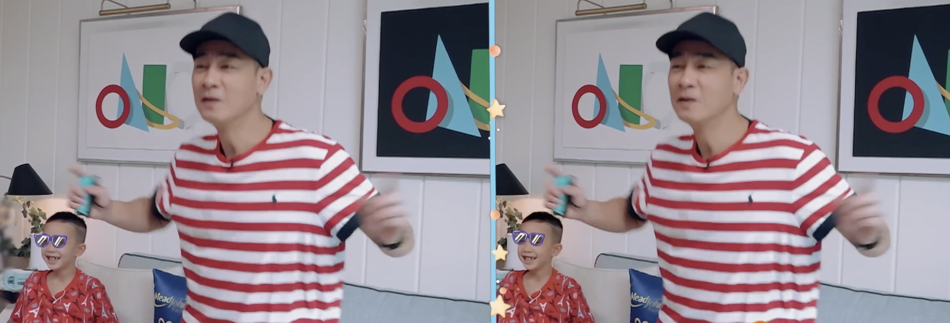 陈小春夫妇角色互换，小小春刁难爸爸，应采儿称生二胎是为陪自己