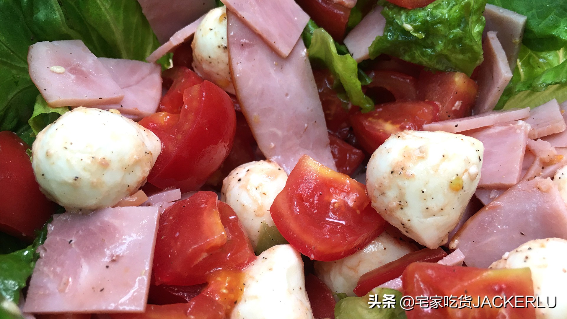Mozzarella cheese salad, rich milk flavor, soft and smooth taste, super delicious, simple and delicious
