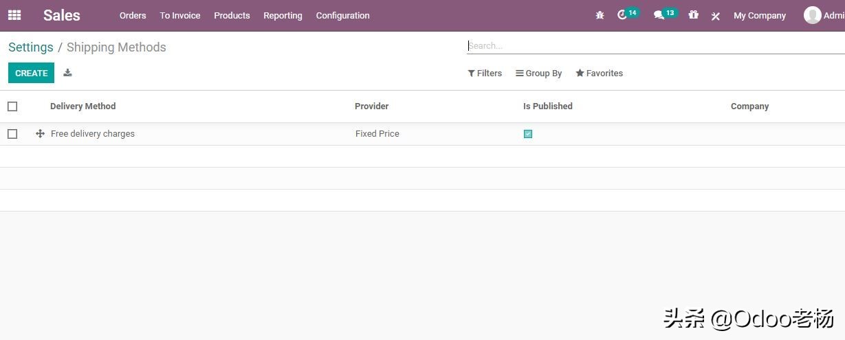 Odoo14免费开源ERP实施手册：销售功能高级应用