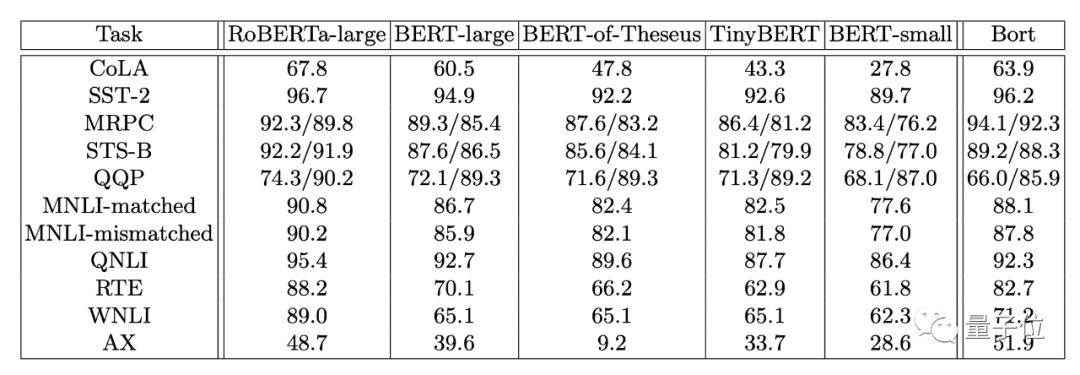 BERT轻量化：最优参数子集Bort