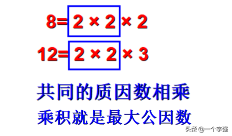 求最大公因数的几种方法？