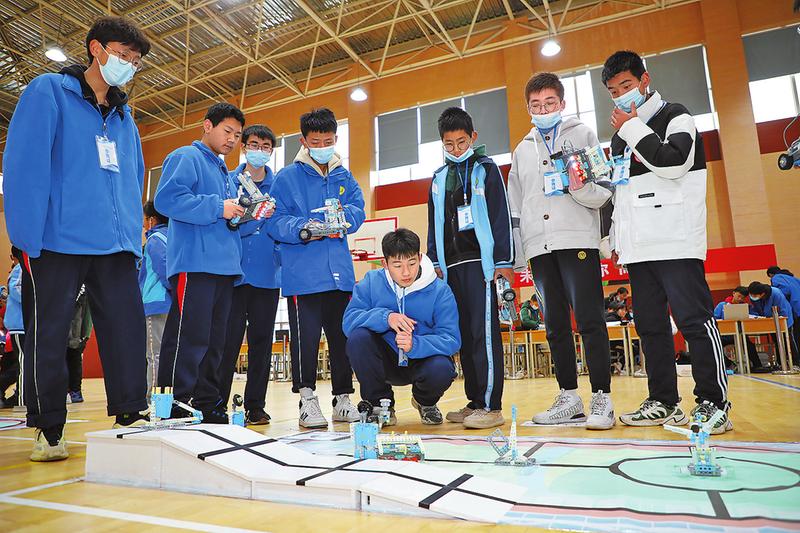 渭南市第一届青少年机器人大赛开赛
