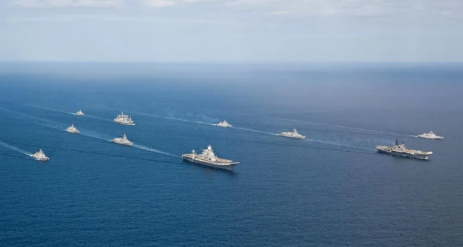 俄媒：中国被邀参加美英日等11国海上联合演习，地点靠近印领海