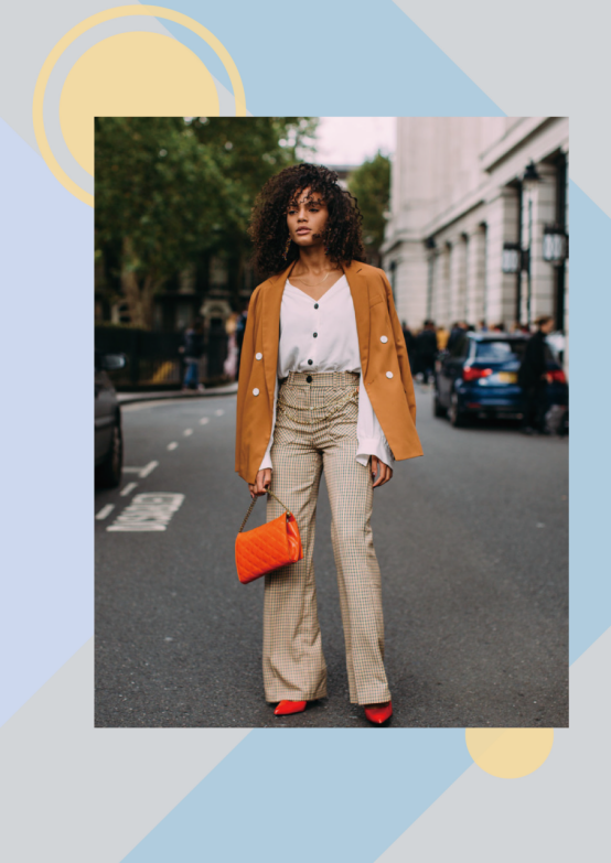 复古风今年强势来袭，款式百搭的格纹裤“卷土