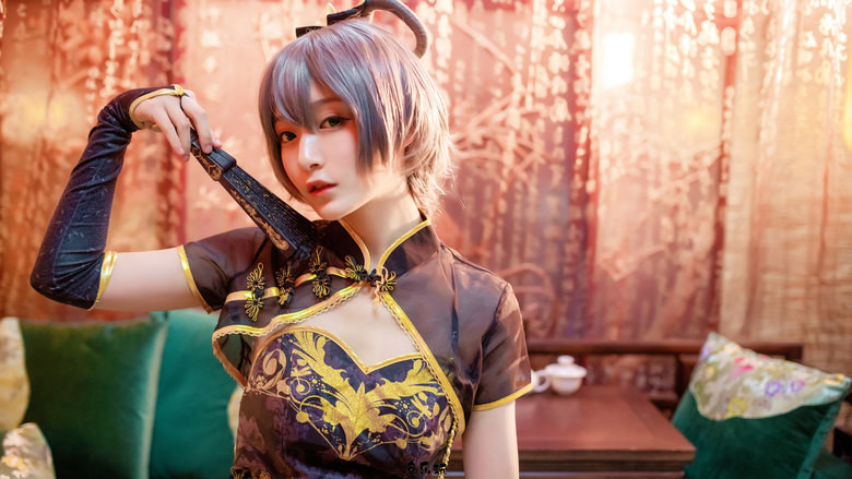 【COS】微博铁板烧鬼舞w作品合集之洛天依