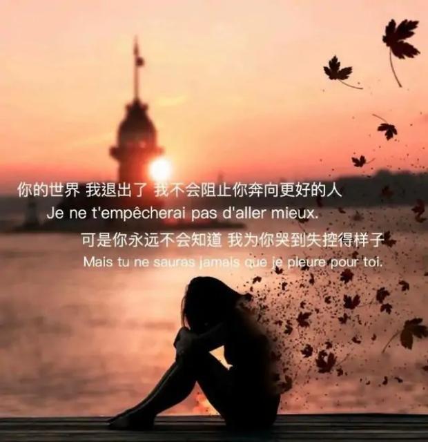 不再留恋的句子 表明从此不再见的句子图片