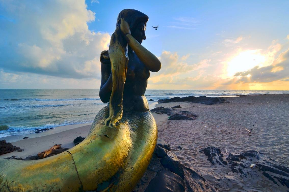 夏威夷这个“洞口”里真有美人鱼？国外男子带领全家一探究竟！