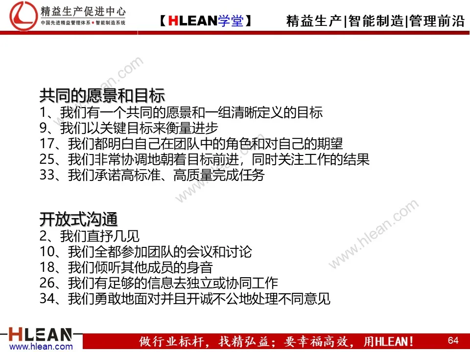 精益PPT  教你学会团队管理