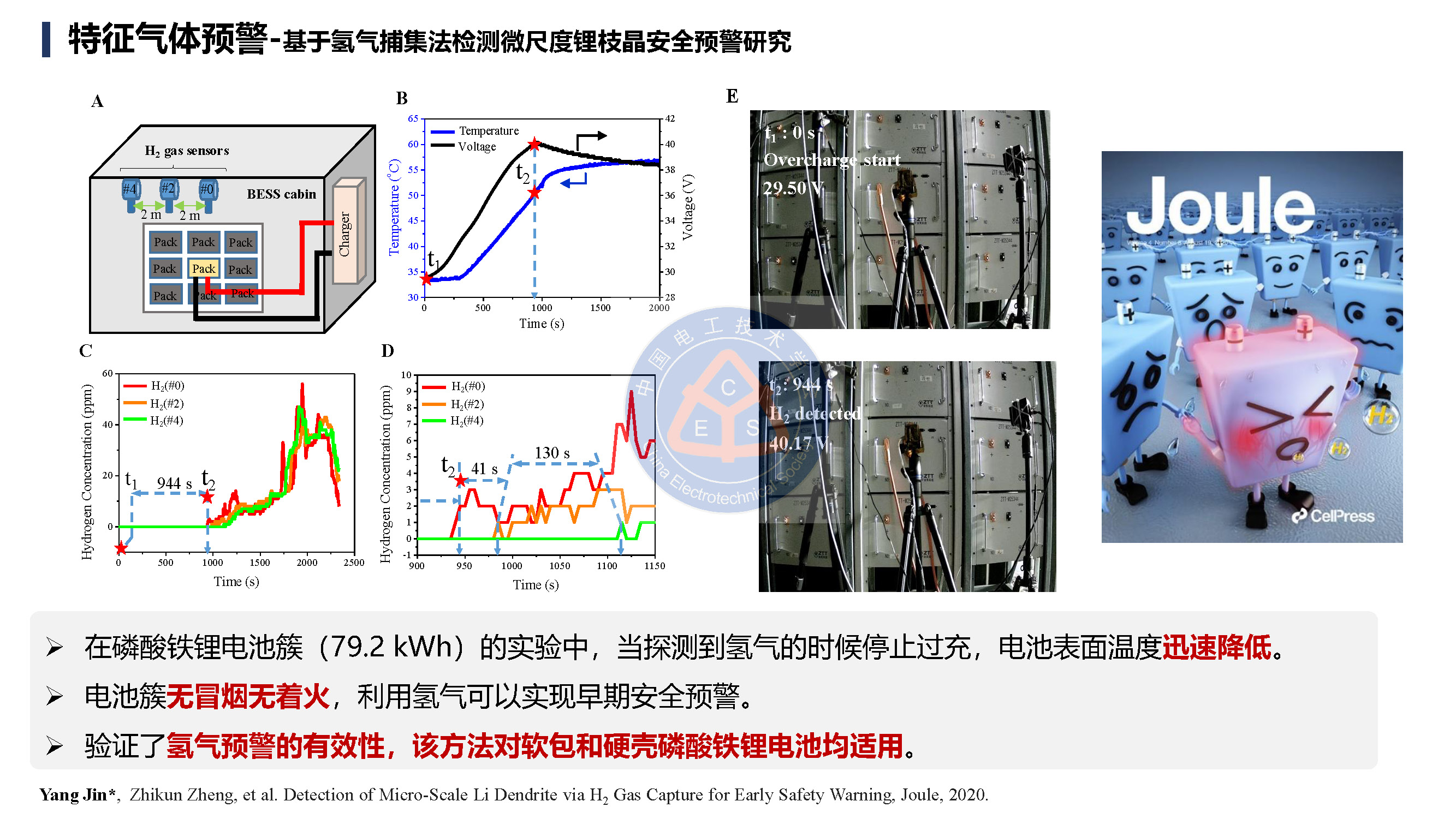 郑州大学金阳教授学术报告：锂电池储能电站的早期安全预警技术