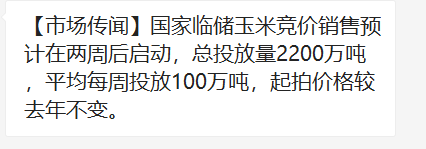 华北玉米跌价，临储玉米拍卖真的要来了吗