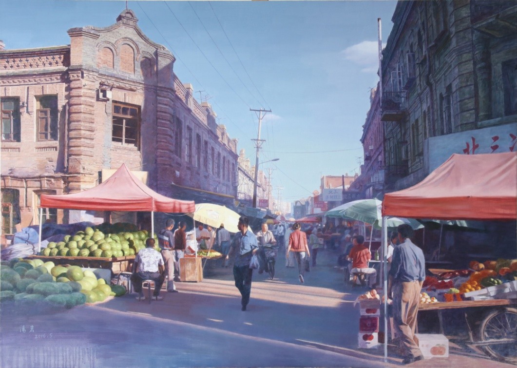 汤岩的城市风景画——带你穿越旧日时光