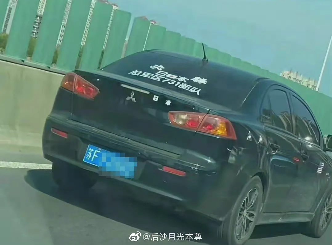 “不抓你,对不起牺牲的烈士”,轿车用辱华贴纸男子的处理结果