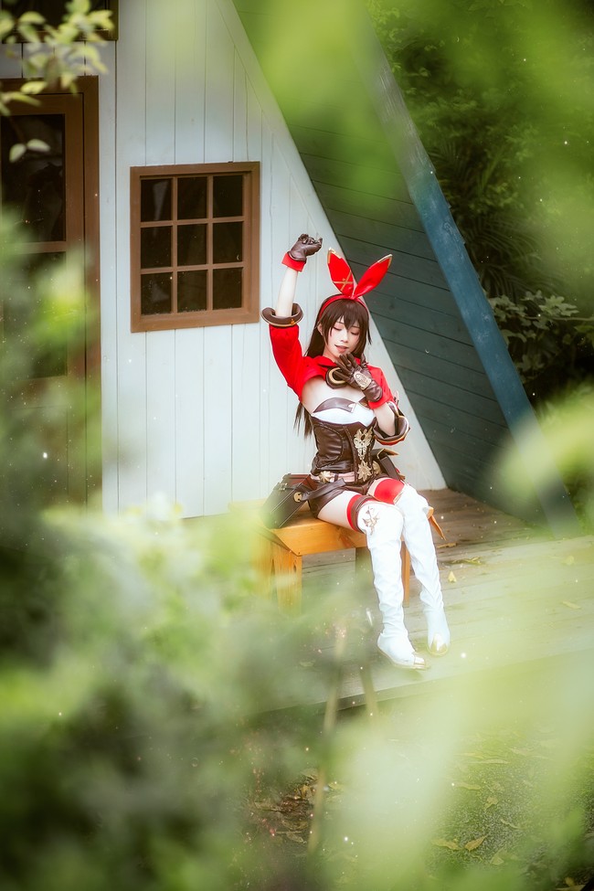 Coser Kitaro绮太郎_原神 安柏cos