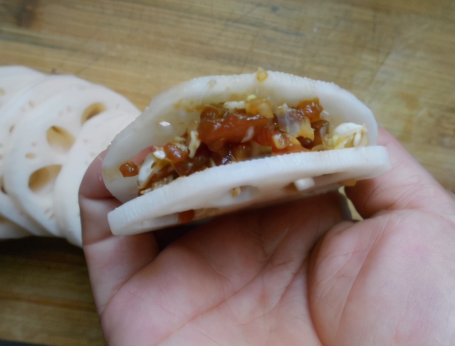 圖片[4]-炸藕合的做法步驟圖 涼了也不回軟-起舞食譜網
