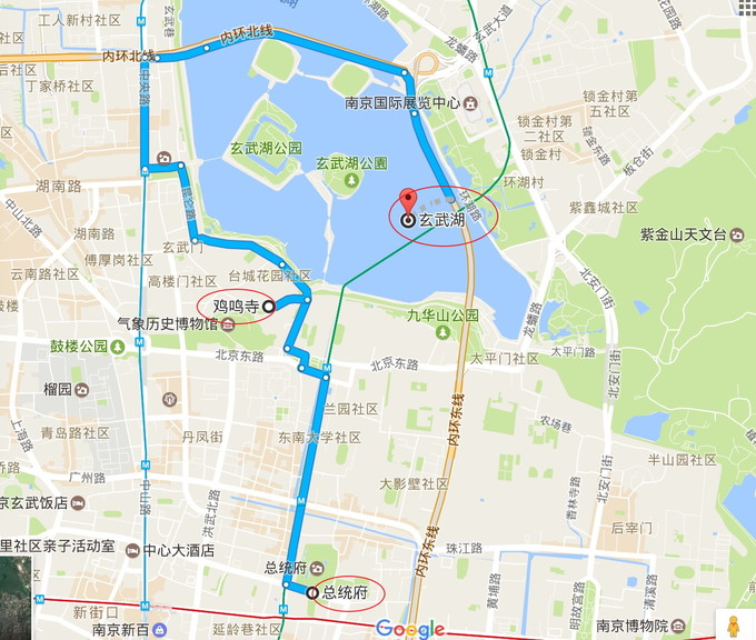南京三日游最佳路线图图片