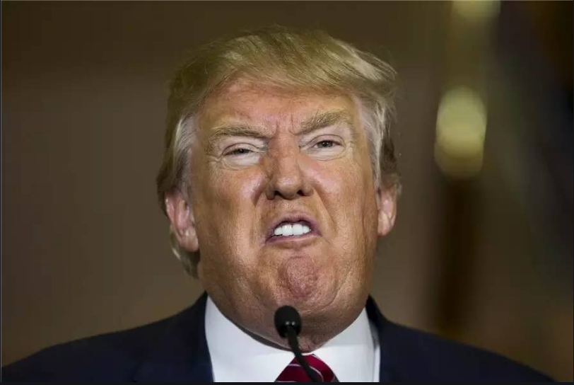 特朗普最担心的事发生，支持率落后8个百分点，