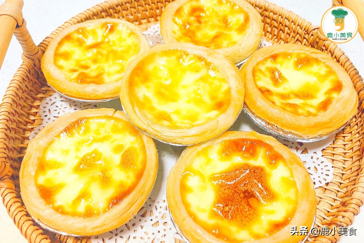 在家做蛋撻，奶、糖、雞蛋比例是多少？ 教你家庭配方，皮酥餡嫩滑