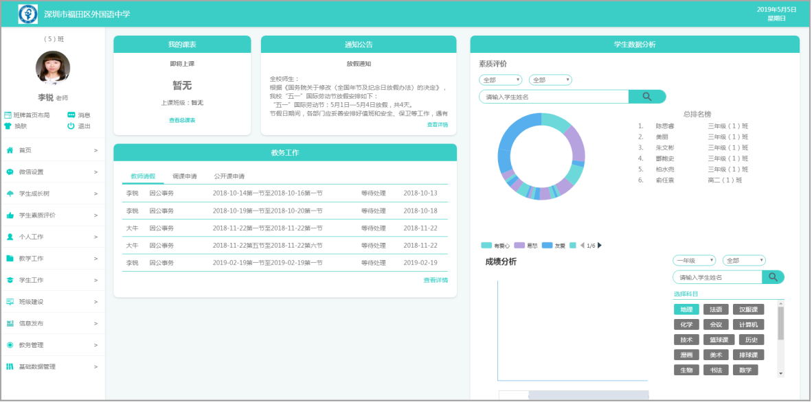 智慧校园互动班牌之功能大全