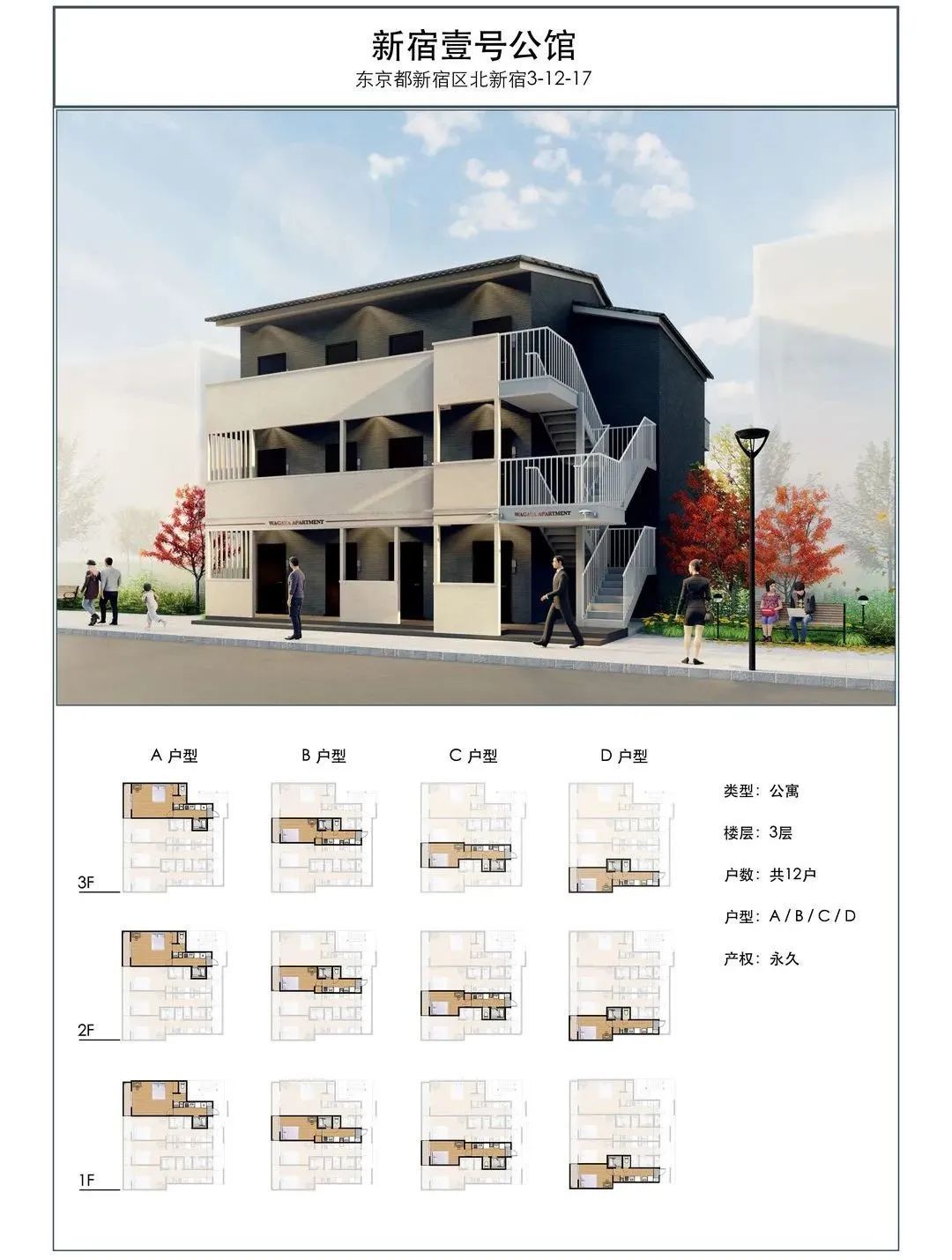 东京新宿区核心地段全新公寓 | 新宿壹号公馆