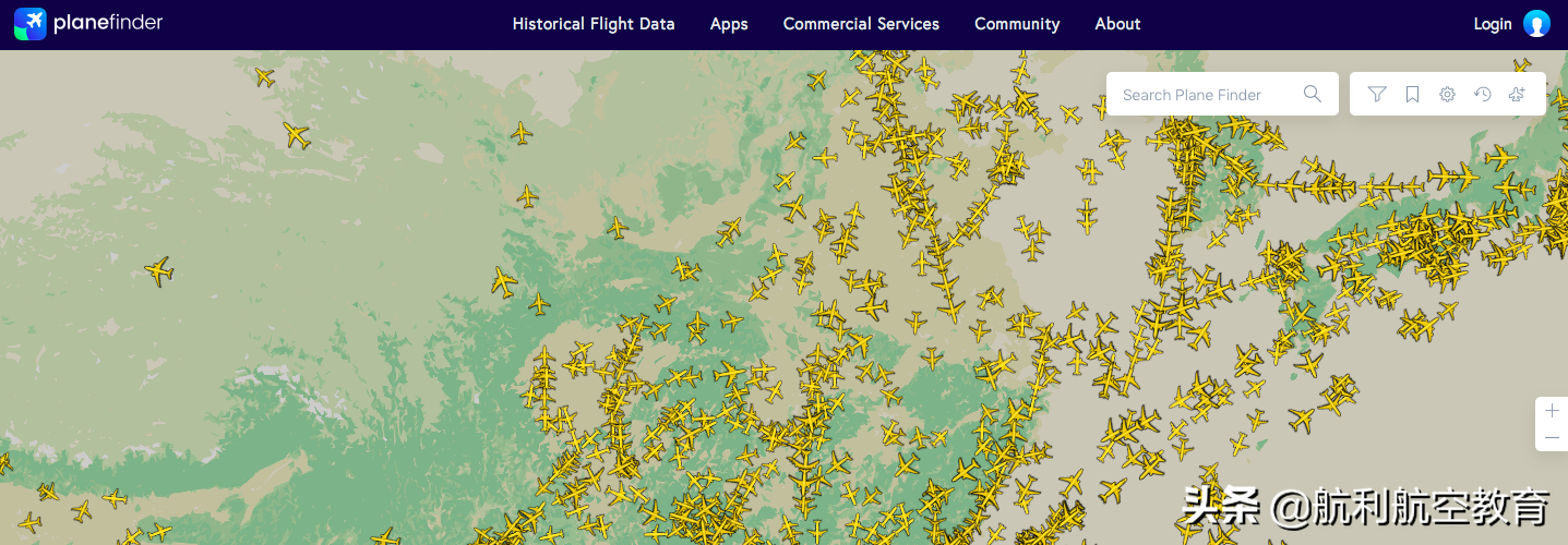 收藏！全球飞机实时位置查询网站