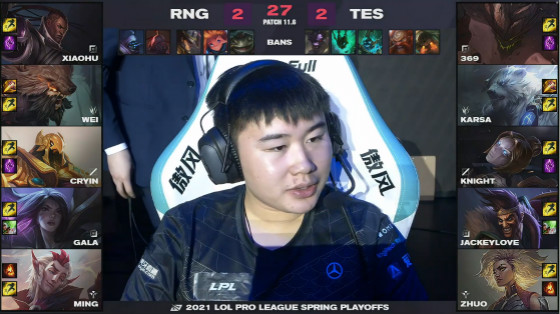 LOL-LPL：双TP极限偷家笑到最后，RNG鏖战五局3-2淘汰TES