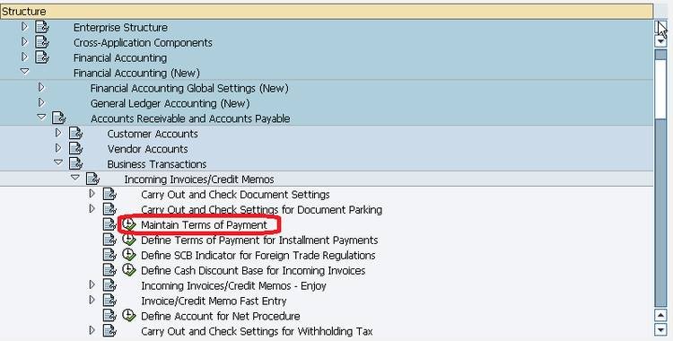 「转载」SAP Payment Terms 付款条件