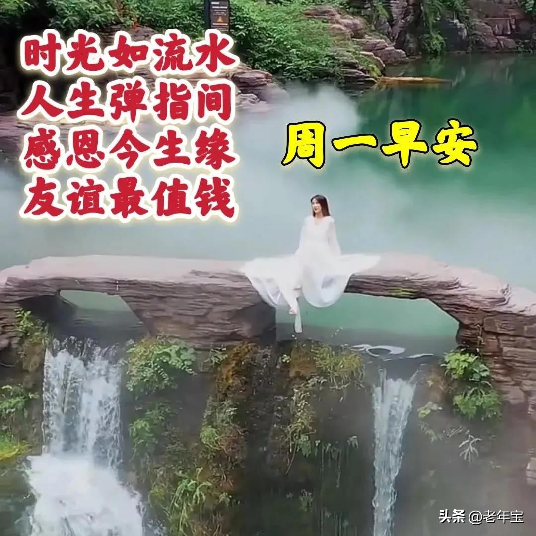 最新周一早上好表情图 周一早安暖心问候图片图片