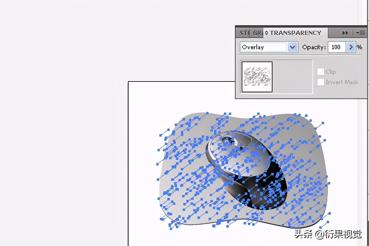 AI软件教程/绘制鼠标形状