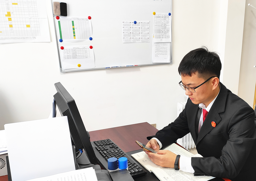 战疫无阻“线”上“微”调执结系列案