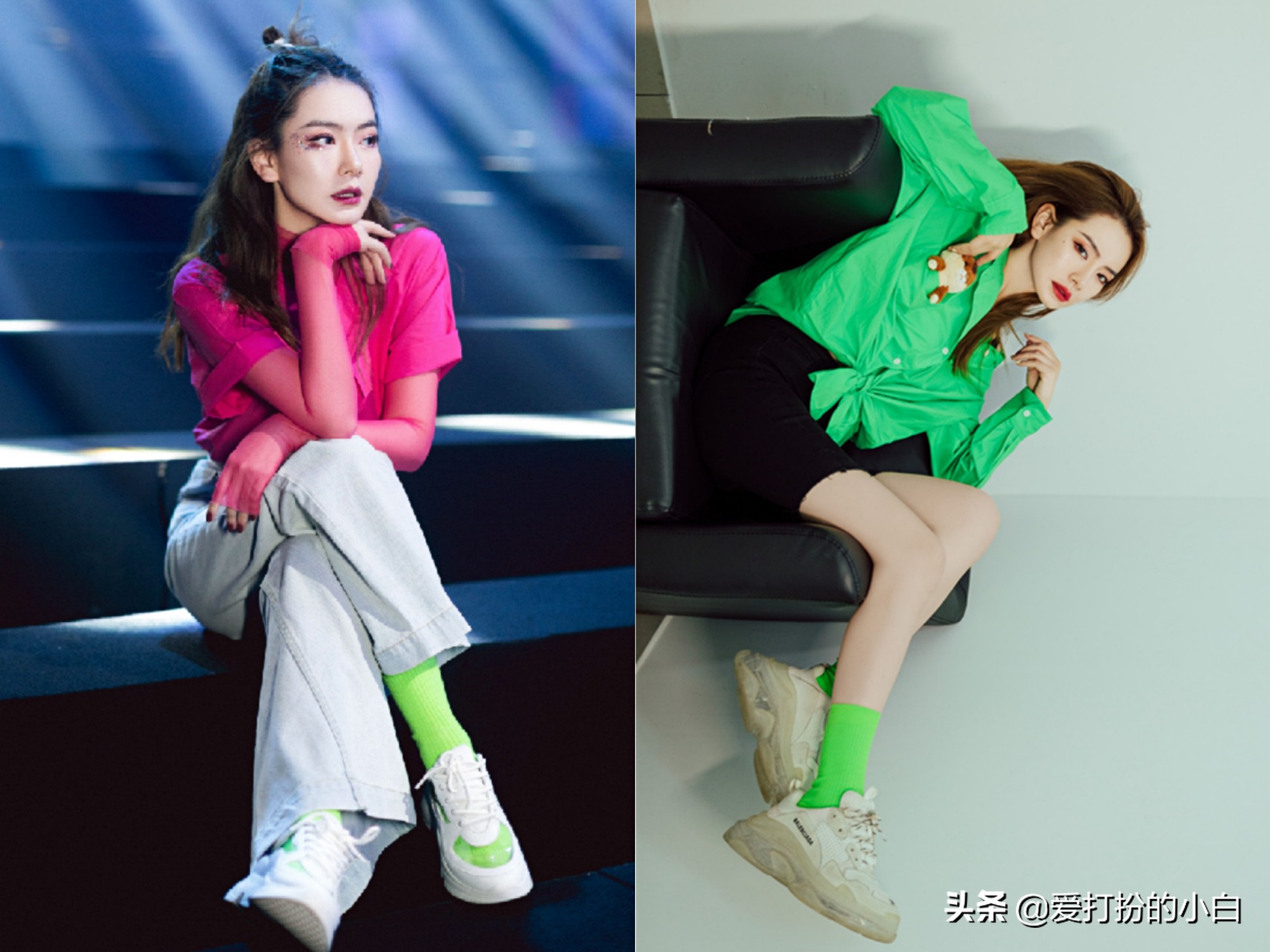 戚薇的衣服要没有一些看点，她都不会穿！时尚博主也是不容易