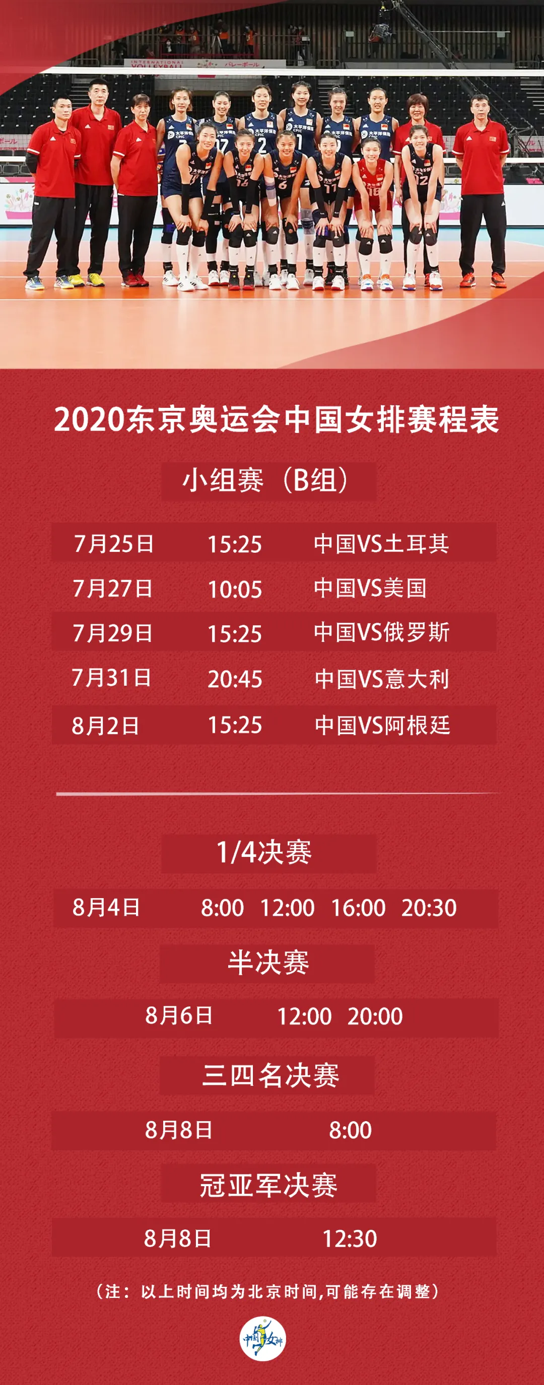 关注｜奥运代表团成立，中国女排整装待发