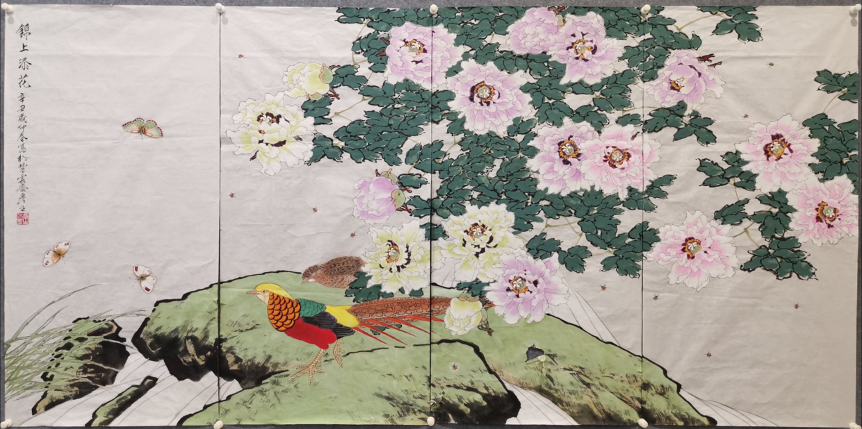 周彥生條屏畫展在河南省漯河市舉行