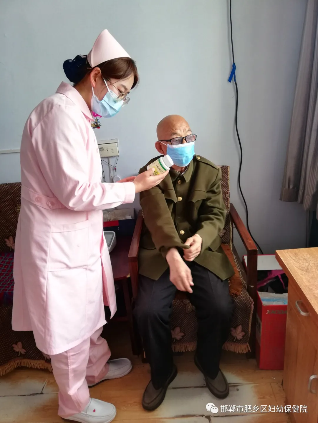 肥乡妇幼保健院“5.12”国际护士节--护理健康教育科普走进敬老院