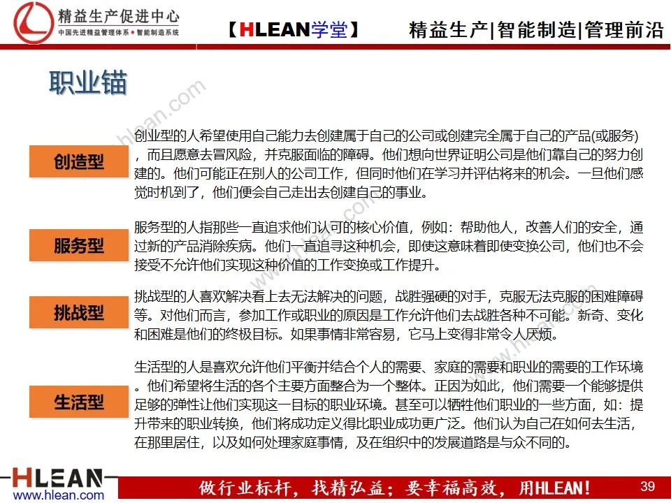 「精益學堂」多能工職業生涯規劃