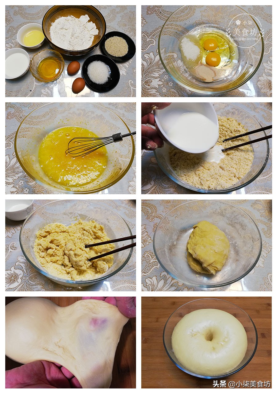 图片[4]-一碗面粉 2个鸡蛋 不蒸不烙 暄软香甜 比馒头好吃比油条健康-起舞食谱网