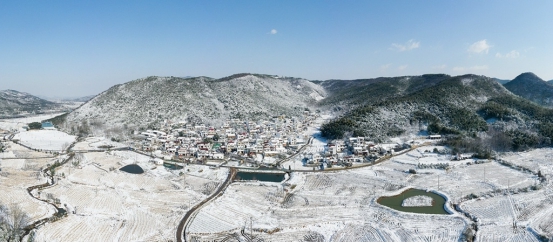 安徽省繁昌区：雪后东岛美如画