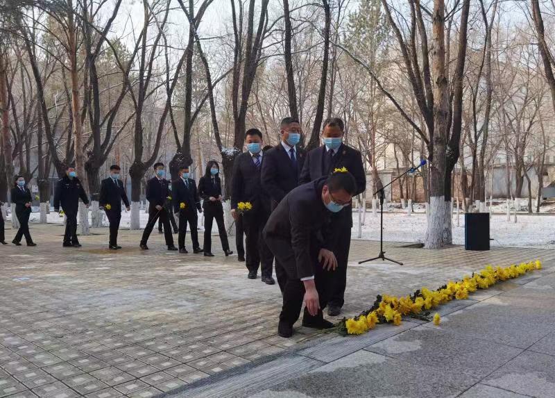 重温红色记忆，传承红色基因，镇赉法院开展主题党日活动
