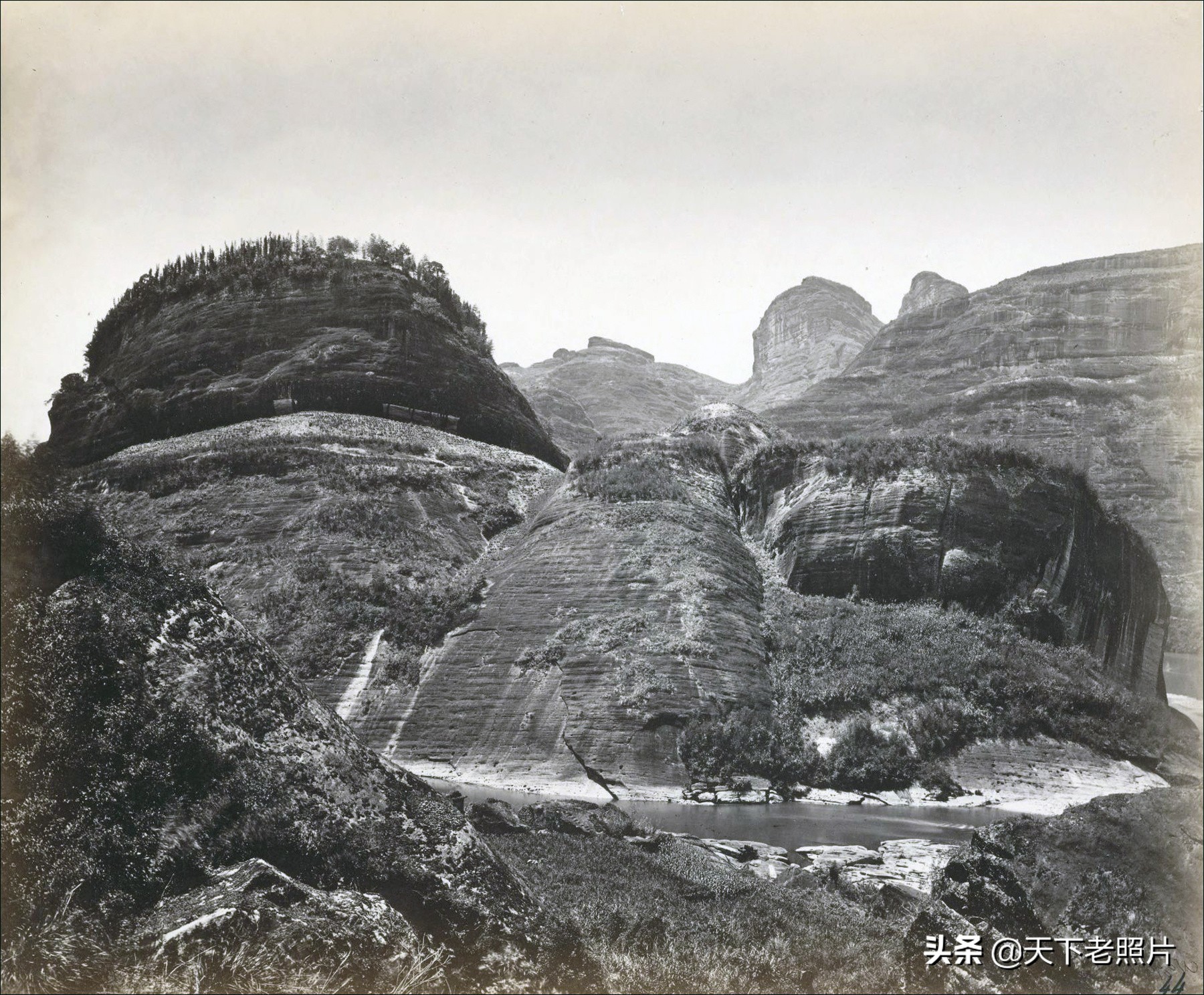 1876年福建武夷山老照片 140年前武夷山美丽风光影像