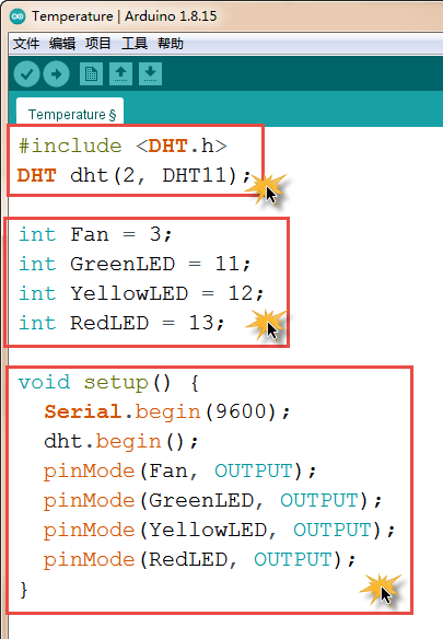 多语言实现Arduino“高温监控仪”