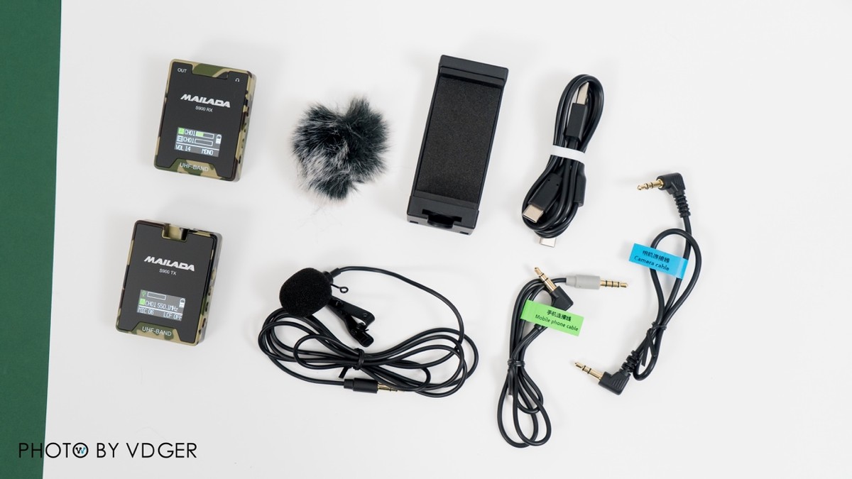 麦拉达S900无线麦克风上手，给视频创作者一个新选择！-VDGER