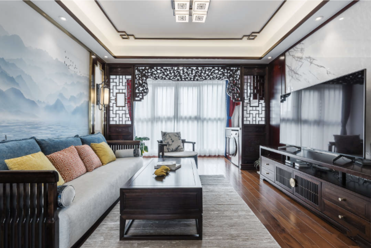 看过上千套装修案例，还是最爱中式风格，太经典耐看了，晒晒全屋