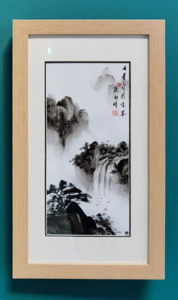 画家陈旭晴（诗翰）——山遥水远遗墨间，彼岸花开意连连