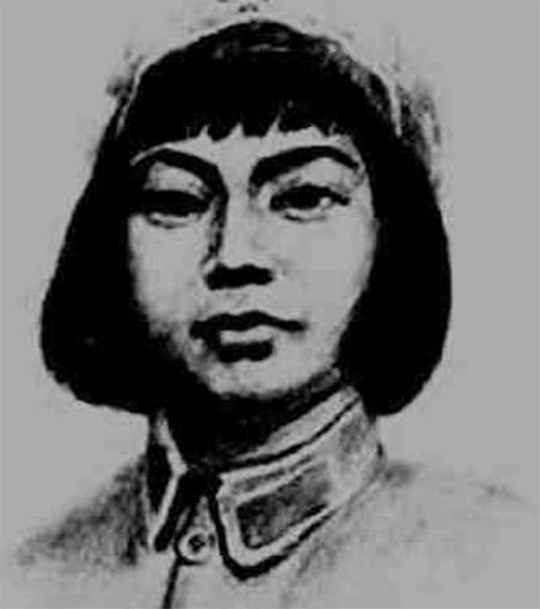 为掩护丈夫朱德突围，怀孕的伍若兰负伤被俘，酷刑后头颅被挂城门