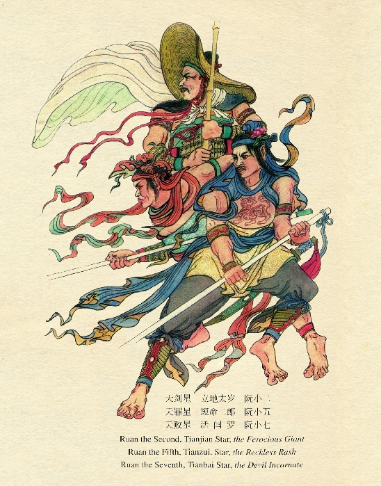 程甲锐重彩水浒108将（三十六天罡星）